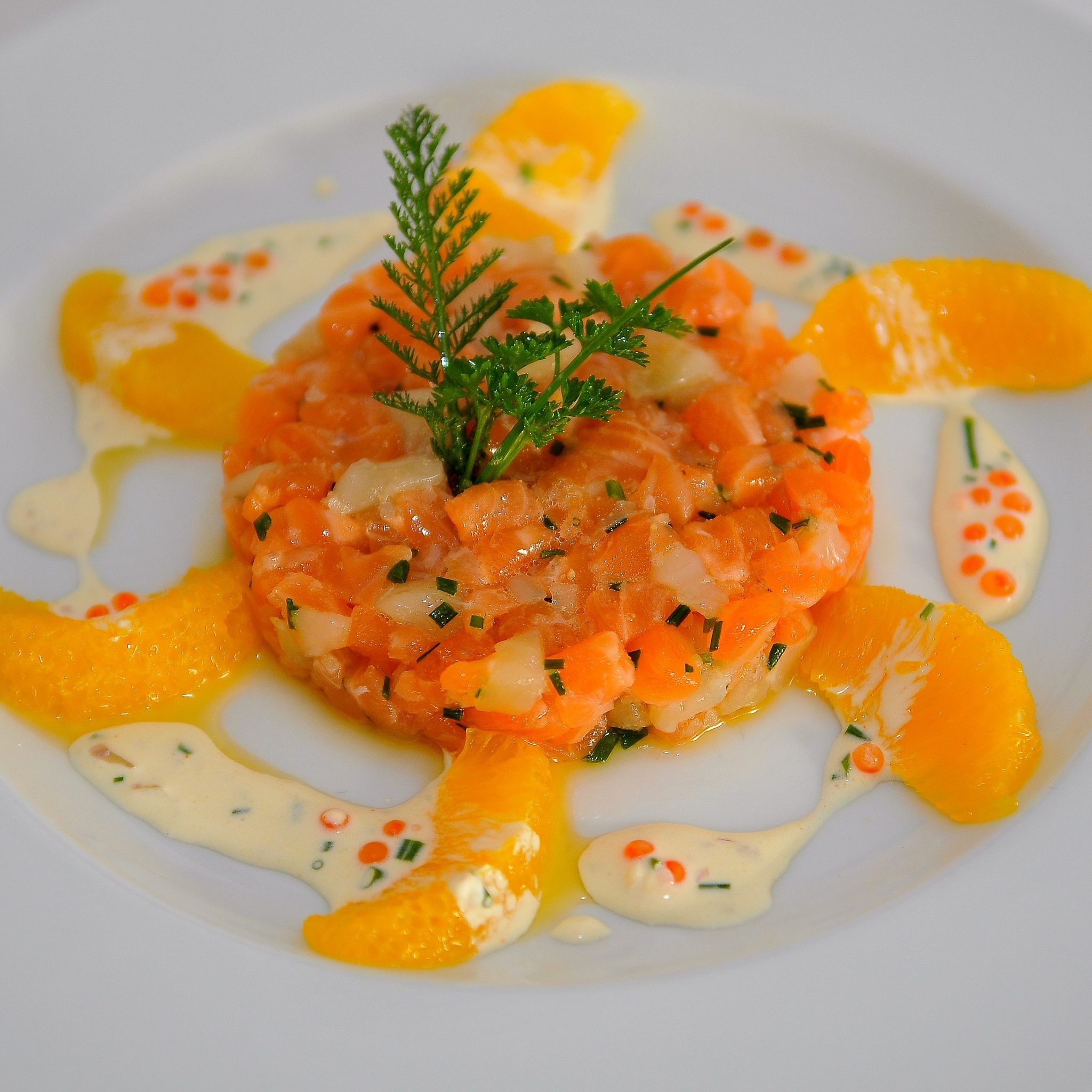 Tartare de saumon et SaintJacques aux agrumes Elyse Traiteur Tartare de saumon et SaintJacques aux agrumes Elyse Traiteur