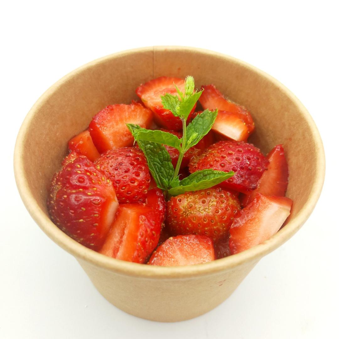 soupe de fraises plateau repas
