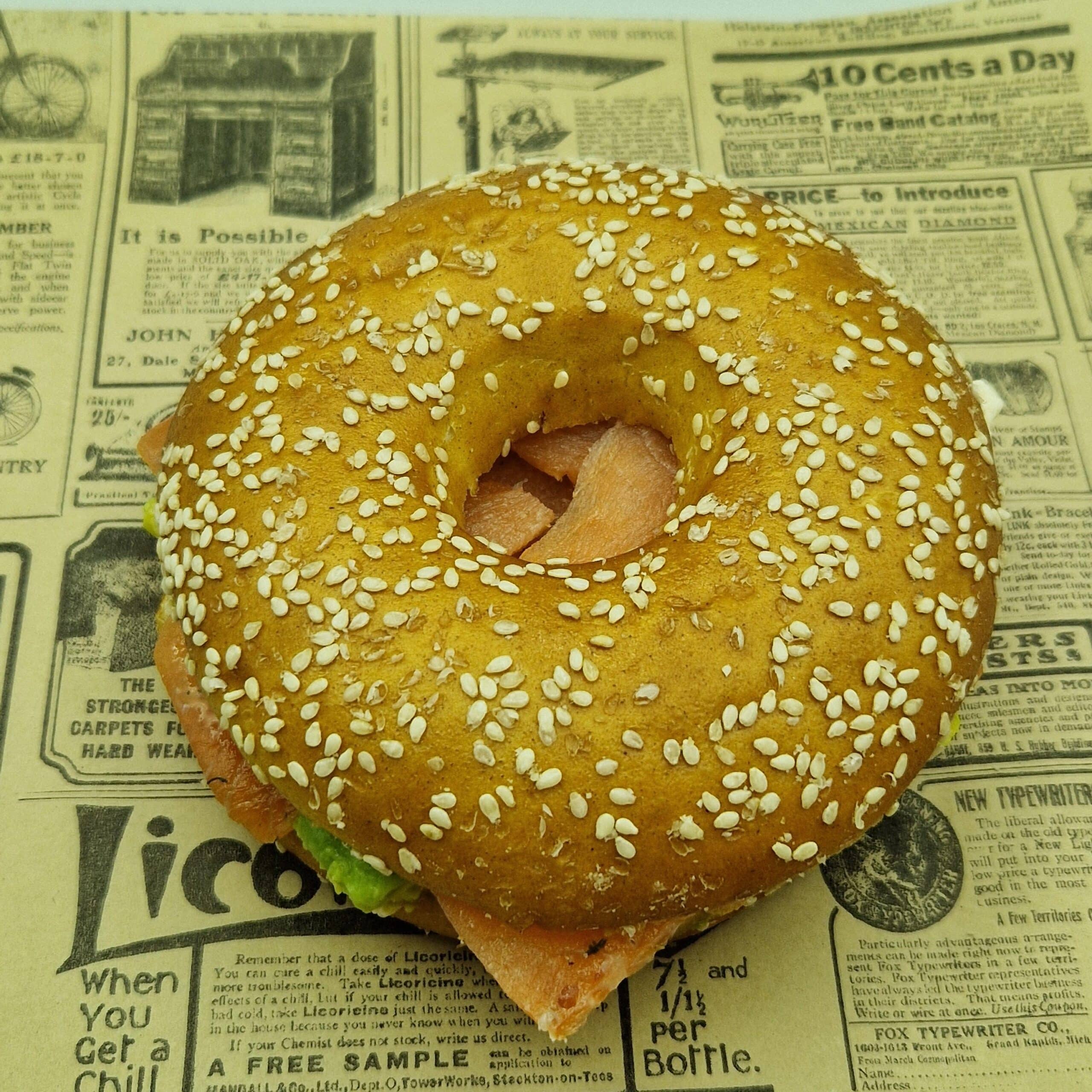 Bagel saumon fumé