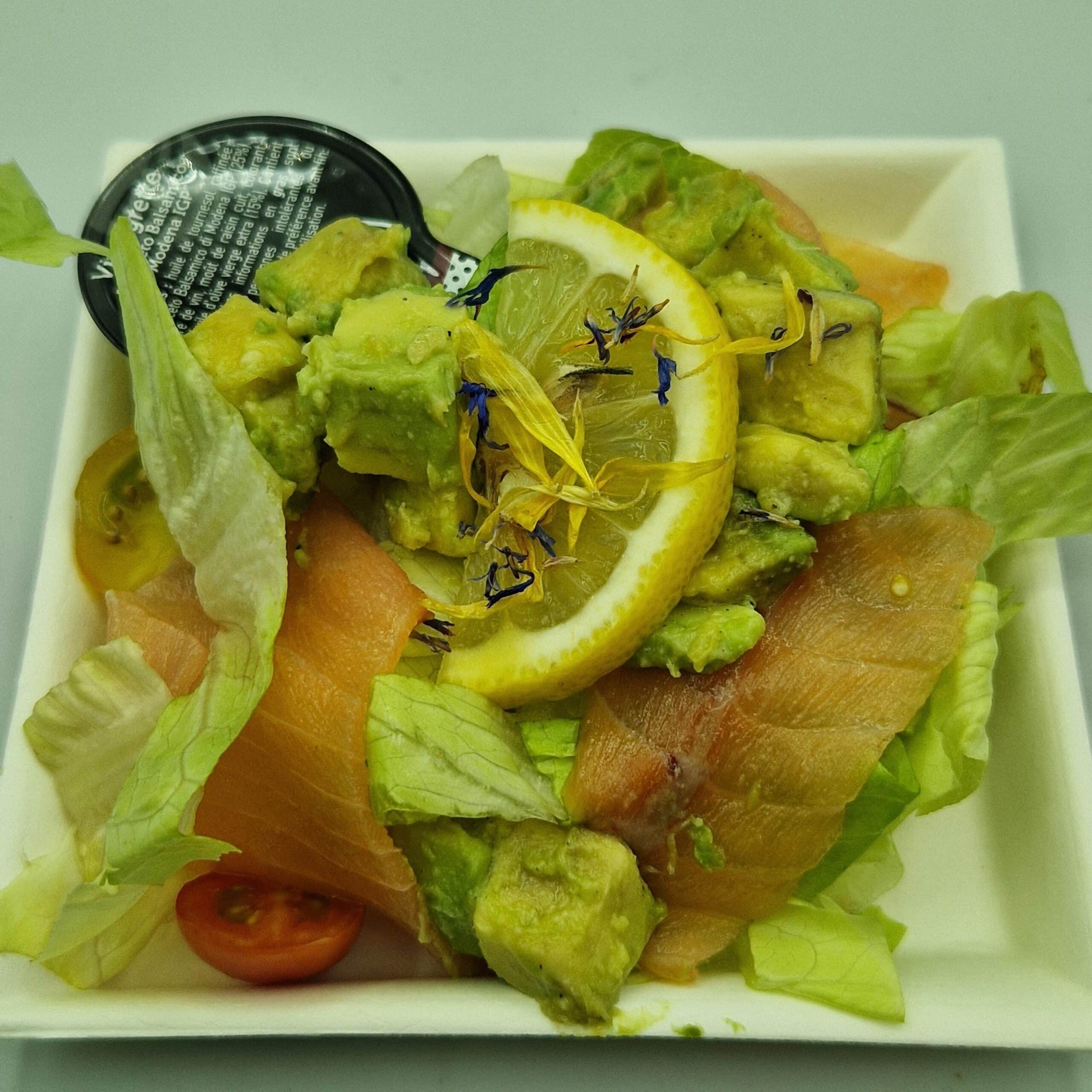 Salade saumon fume